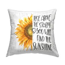 Stupell Home Decor &#34;Find The Sunshine&#34; Sunflower Throw Pillow Stupell Home Decor