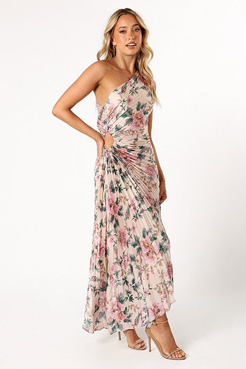 Women's Kleo One Shoulder Maxi Dress Petal and Pup