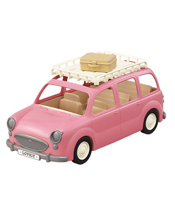 Семейный фургон для пикника, игрушечный автомобиль для кукол с аксессуарами для пикника Calico Critters
