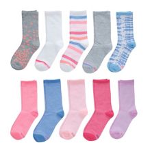 Набор из 10 носков для девочек Hanes® Crew Socks Hanes