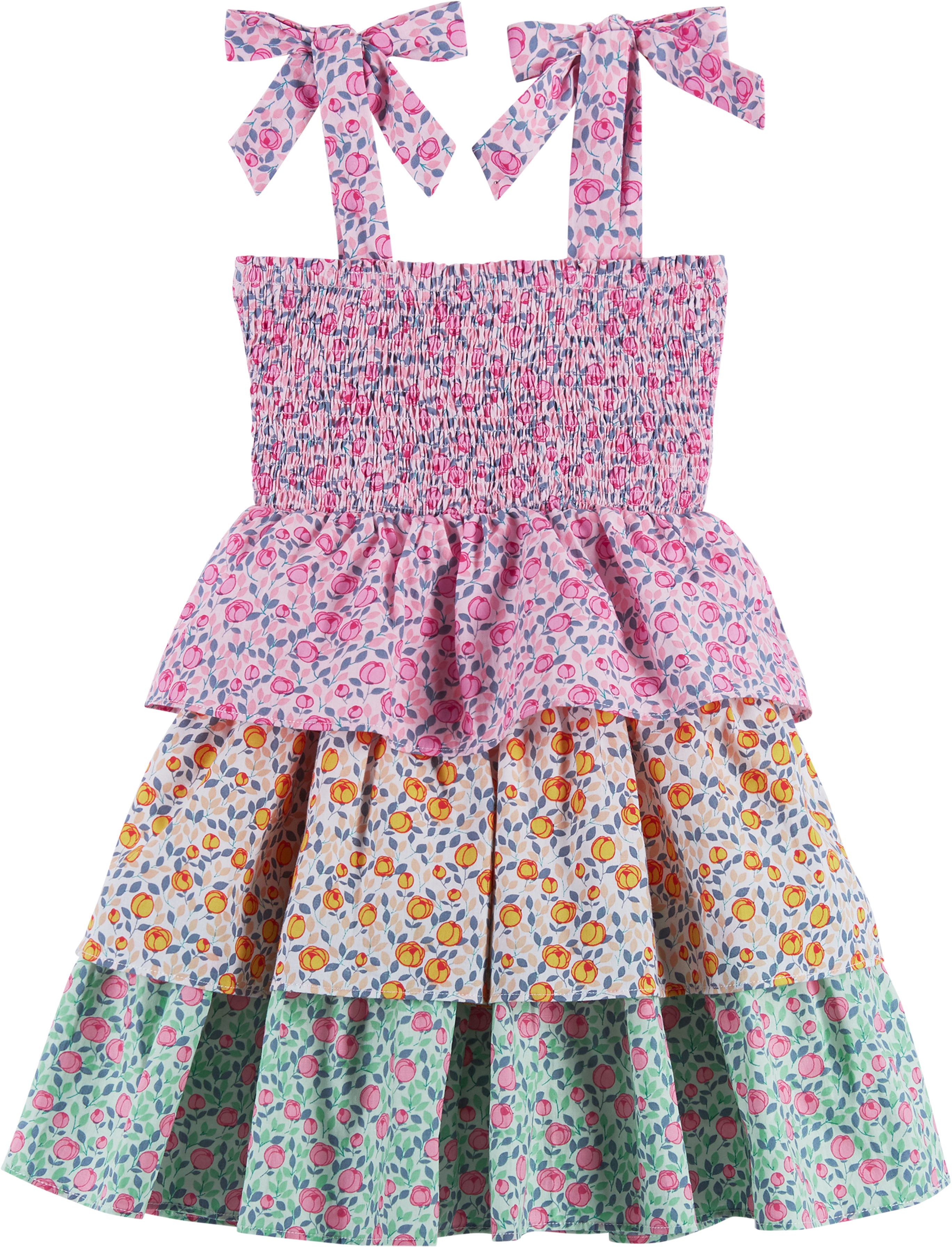 Tropical Ruffle Dress (Toddler/Little Kids) ANDY & EVAN KIDS