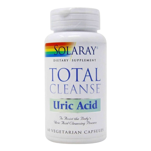 Total Cleanse Uric Acid - 60 капсул вегетарианских - Solaray Solaray