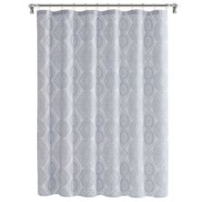 VCNY Home Carter Grey Damask Fabric Shower Curtain VCNY HOME