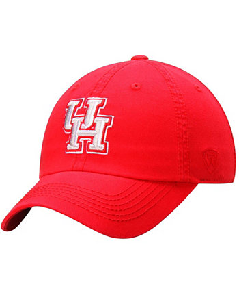 Мужская красная регулируемая шляпа Houston Cougars Solid Crew Top of the World
