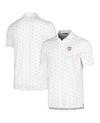 Men's White USMNT Rover Polo Shirt LevelWear