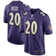 Men's Nike Ed Reed Purple Baltimore Ravens Game Retired Player Jersey Nike