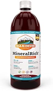 MineralRich Minerals Supplement - 32 oz (32 oz (Pack of 1), MineralRich) Maximum Living