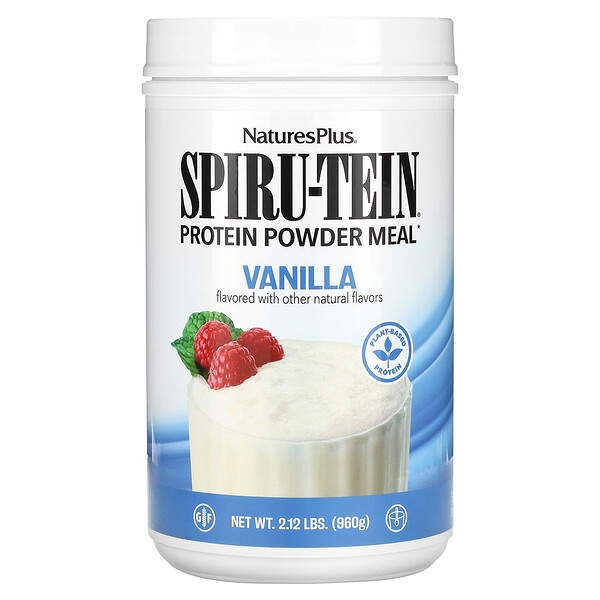 Spiru-Tein, Энергетическая еда с высоким содержанием белка, ваниль, 2,4 фунта (1088 г) NaturesPlus