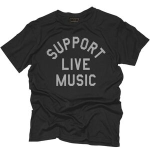 Поддержка футболки с живой музыкой Original Retro Brand