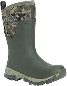 MUCK Women's Arctic Ice Agat Waterproof Lightweight Warm Mid Rubber Rain Boots Muck