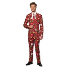 Мужской костюм Suitmeister Christmas Red Icons с подсветкой Suitmeister