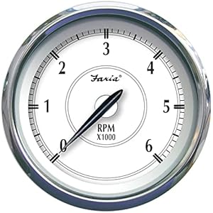 Faria Newport SS 4" Tachometer f/Gas Inboard/Outboard - 0 to 6000 RPM Faria