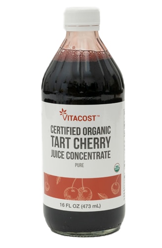 Vitacost Certified Organic Tart Cherry Juice Concentrate Pure — 16 жидких унций (473 мл) Vitacost
