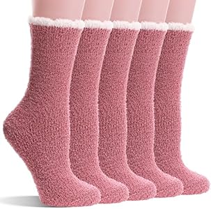 Женские Носки MOGGEI Fuzzy Socks Fluffy Thick Warm Winter Soft Cozy Plush Sleep Home Fleece Cabin Soft House MOGGEI