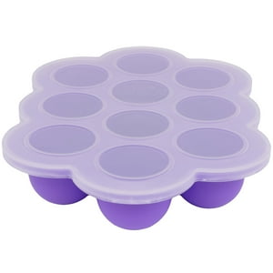 WeeSprout Silicone Baby Food Freezer Tray with Clip-on Lid (Ten 1.5 Ounce Sections) WeeSprout