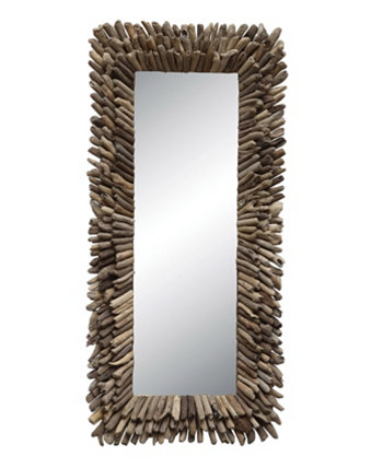 Большое настенное зеркало в раме из коряги, натуральное 3R Studio