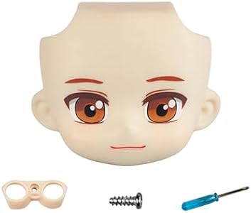 YMY DIY No Makeup Doll Face Without Eyes BJD Doll Accessories Suitable for GSC 1/12 Scale Doll Head YMY DOLL