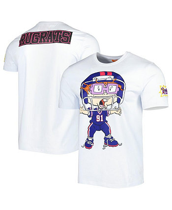 Men's and Women's Freeze Max White Rugrats Wide Open Football T-shirt Pro Standard