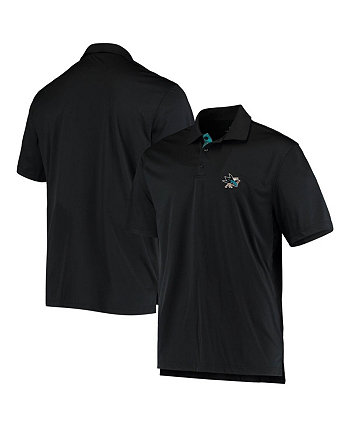 Мужская черная рубашка поло San Jose Sharks Helium II Diamond Cut LevelWear