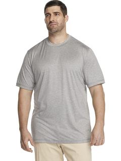 Эластичная однотонная футболка с короткими рукавами и круглым вырезом Big and Tall G.H. Bass & Co.