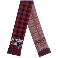 FOCO New England Patriots Клетчатый шарф с цветными блоками Unbranded