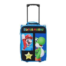 Kids Super Mario Mario and Yoshi 18&#34; Carry-On Pilot Case Licensed Character