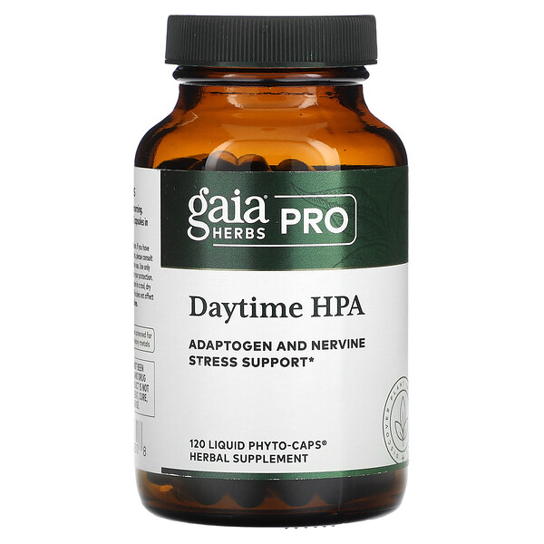 Daytime HPA, 120 капсул, наполненных жидкостью Gaia Herbs