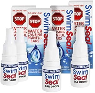 All Natural Swimmer's Ear Drops (Капли) for Daily Use Rather Than Alcohol Drops or Earplugs. Avoids Earache & Blocked Ears from All Water Exposure for All Ages. SwimSeal