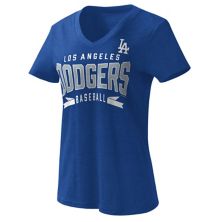 Женская футболка G-III 4Her от Carl Banks Royal Los Angeles Dodgers Dream Team с v-образным вырезом In The Style