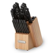 Набор блоков для ножей Farberware® Edgekeeper с тройными заклепками, 21 предмет, со встроенной точилкой Farberware