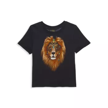 Little Boy's &amp; Boy's Lion Graphic T-Shirt Camilla