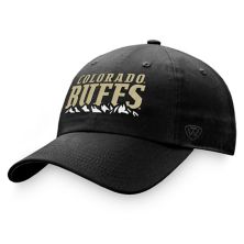 Men's Top of the World Black Colorado Buffaloes Adjustable Hat Top of the World