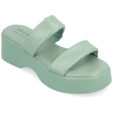 Journee Collection Veradie Tru Comfort Foam™ Women's Slide Platform Sandals Journee Collection