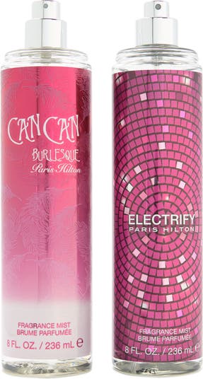 Can Can Burlesque & Electrify Спрей-спрей для тела, набор из 2 предметов Paris Hilton