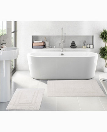 Коврик для ванной в стиле роскошного отеля, набор из 2 предметов Home Weavers