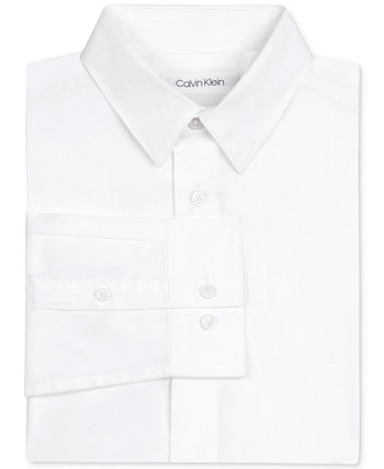 Рубашка из эластичного поплина для мальчиков Little Boys Calvin Klein