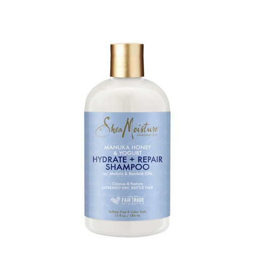 SheaMoisture Hydrate &amp; Ремонт Manuka Honey &amp; Йогуртовый шампунь -- 13 жидких унций SheaMoisture