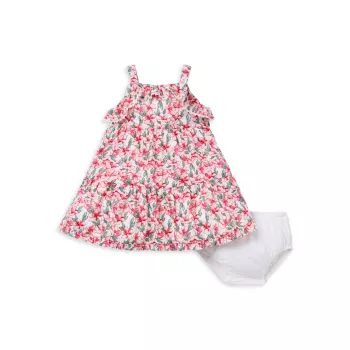 Baby Girl's Floral Dress &amp; Bloomers Set Janie and Jack