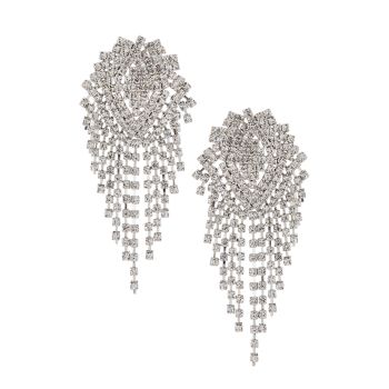 Queen Silver-Plated &amp; Crystal Statement Earrings SHASHI