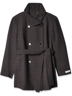 Женское двухслойное шерстяное пальто больших размеров Calvin Klein