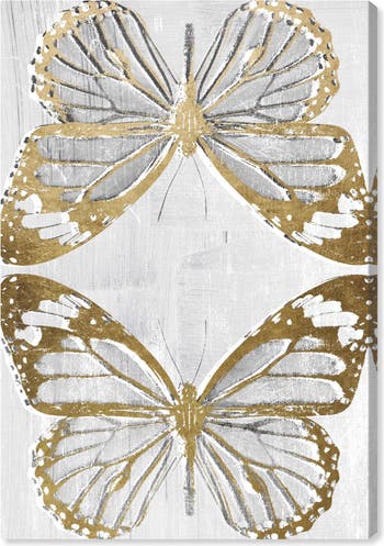 Золотая бабочка на холсте Wynwood Studio