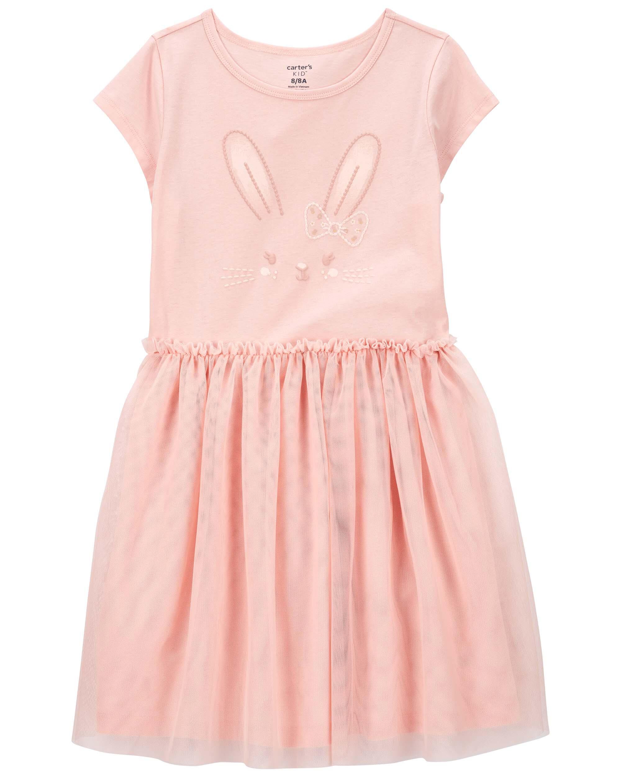 Детское платье-пачка с кроликом Carter's
