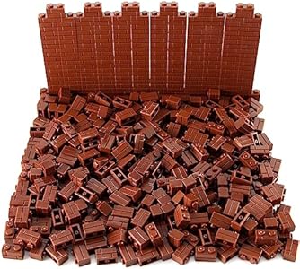 Feleph 360 Pieces 1x2 Masonry Profile Bricks Building Blocks for Wall Parts and Pieces Diverse Bulk Toy Set Compatible with Major Brands (Dark Gray) Feleph