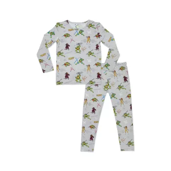 Детские, маленькие детские и amp; Детский пижамный комплект с черепашками-ниндзя Bellabu Bear