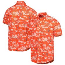 Мужская классическая рубашка на пуговицах Reyn Spooner Orange Texas Tech Red Raiders Reyn Spooner