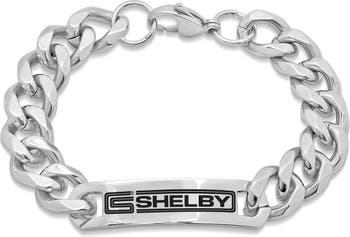 Браслет для удостоверения личности Shelby из нержавеющей стали HMY Jewelry
