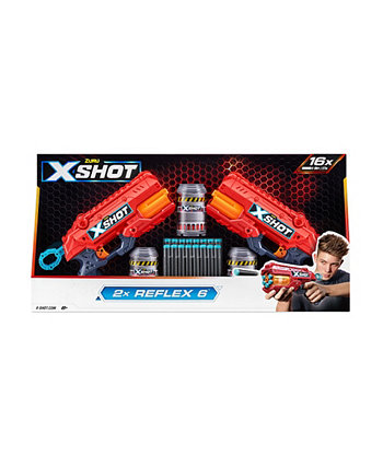 Excel Double Reflex 6 Water Blaster by Zuru, Set of 2 X-Shot