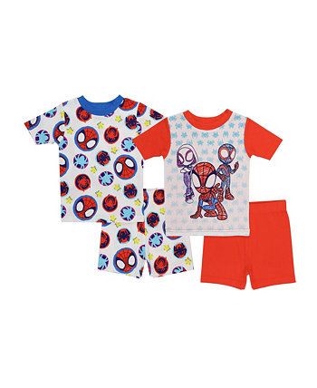 Пижама Человека-паука и друзей для малышей, комплект из 4 предметов AME