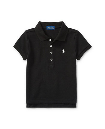 Рубашка поло из эластичной сетки для девочек для малышей Ralph Lauren