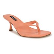 Nine West Slip-On Square Toe Women's Dress Sandals Nine West